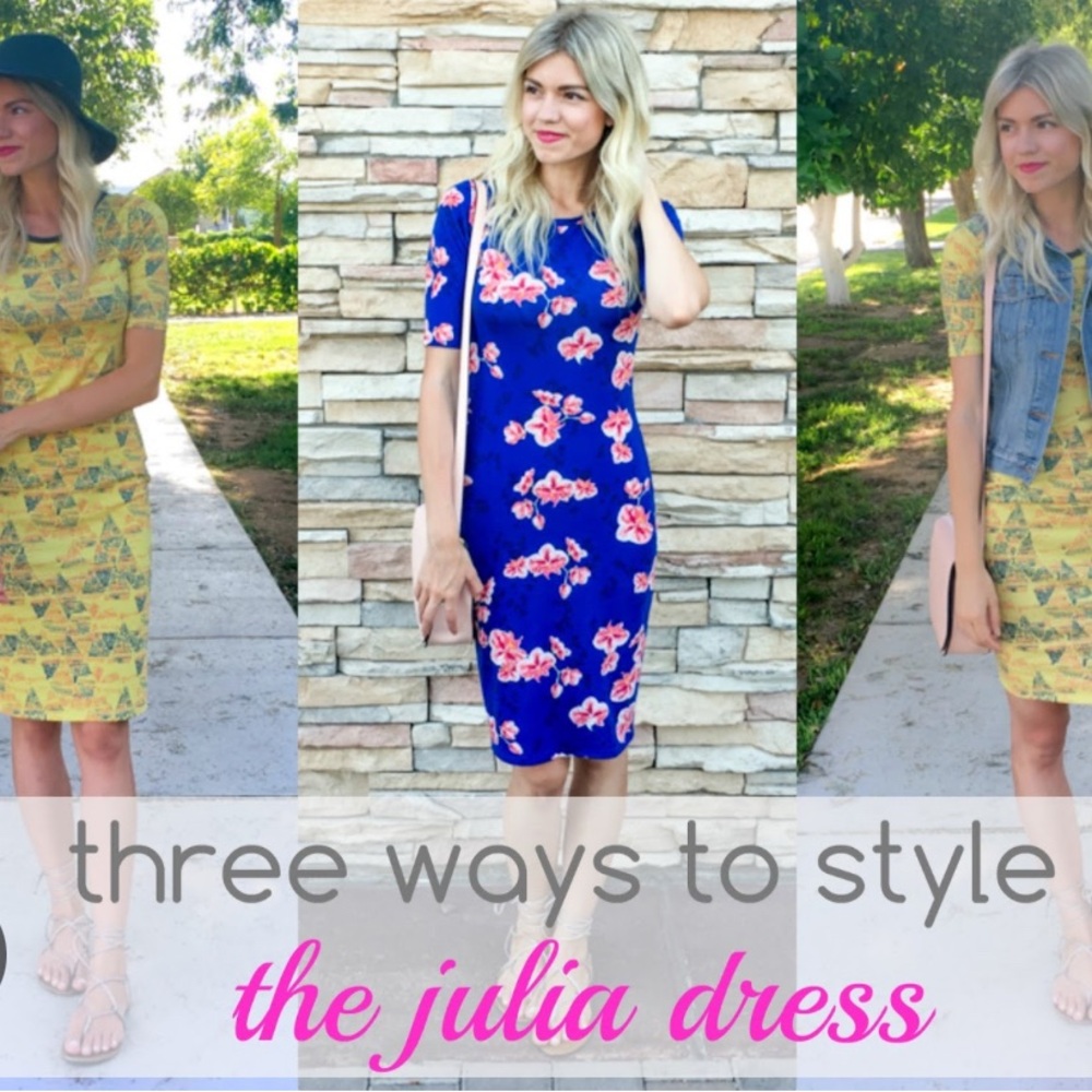 New, fun LulaRoe Julia dress!